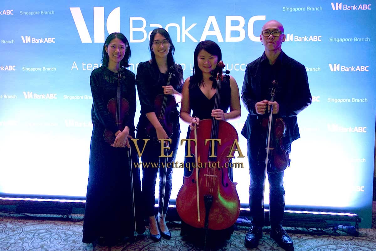 String Quartet for Corporate Celebration at Ritz Carlton