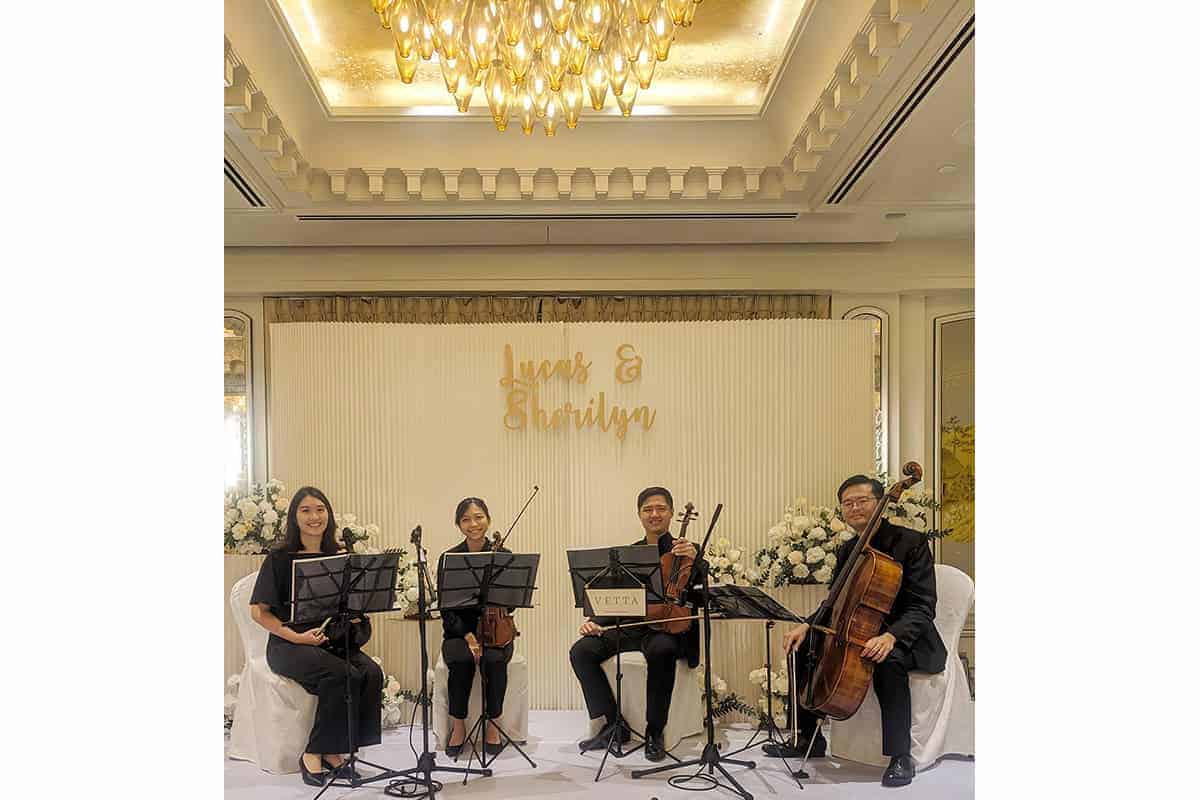 Lucas & Sherilyn's Wedding at Raffles Hotel, Palm Ballroom