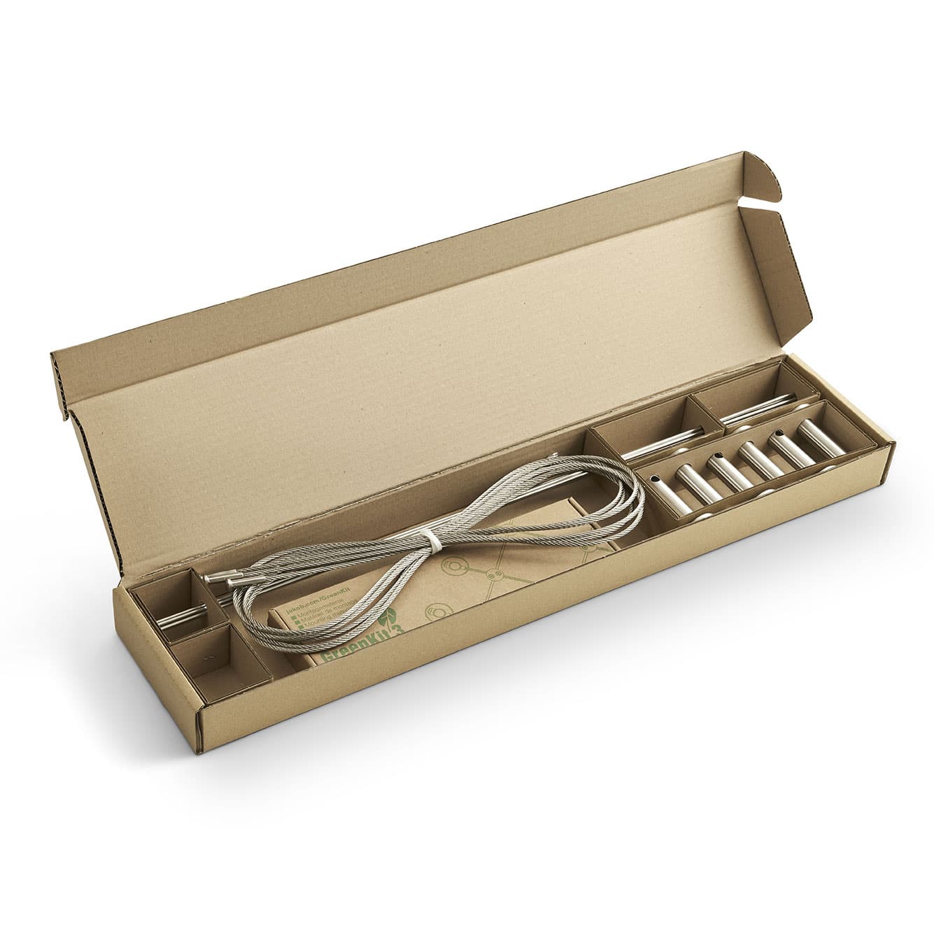 Jakob Rope systems GreenKit open package content innehåll förpackning
