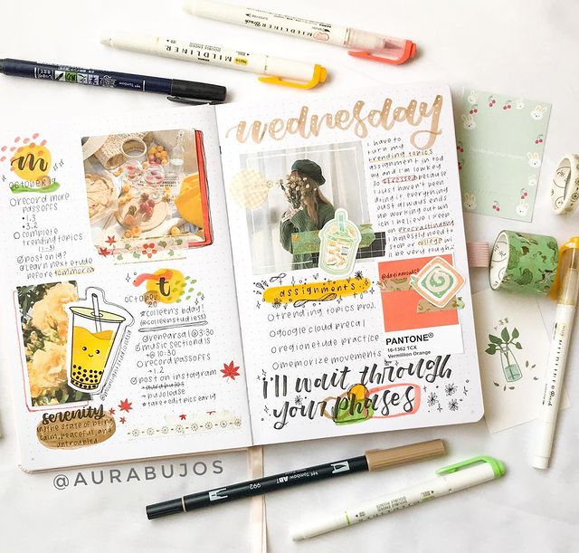 Aesthetic Bullet Journal Prompts Creative Layouts