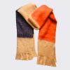 Bufanda Tricolor Naranja-Toffee-Mocca