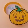 Archivo para recortar y armar caja en forma de calabaza