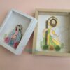Archivo para recortar y armar shadow box incluye virgen de Guadalupe y san Judas PDF, Studio, SVG