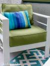 Sewn porch accent pillows