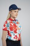 CEND Golf Women T-Shirt (Red Floral) CGW-20