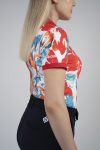CEND Golf Women T-Shirt (Red Floral) CGW-20