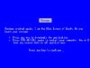 Blue Screen of Death