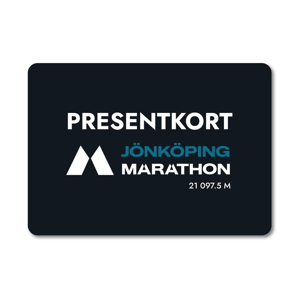 Digitalt presentkort - Jönköping Half Marathon