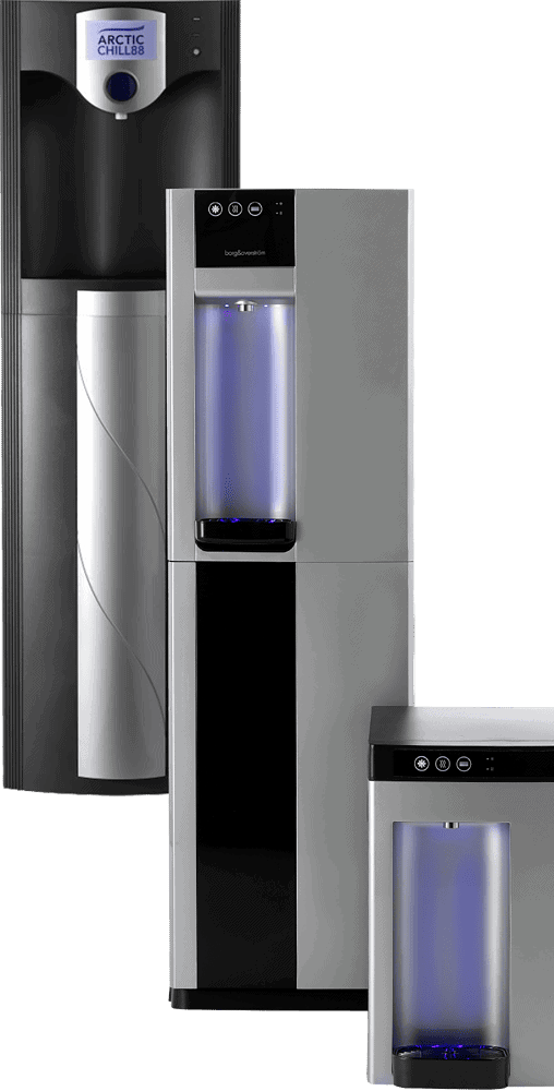 variety of mains fed water coolers