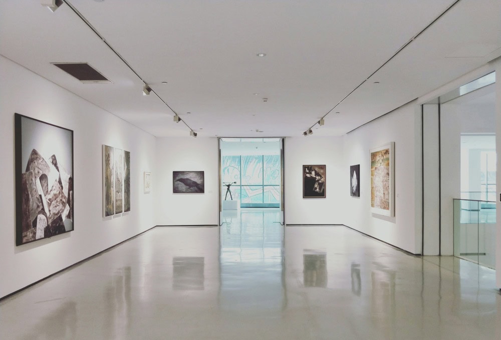 art exhibition room