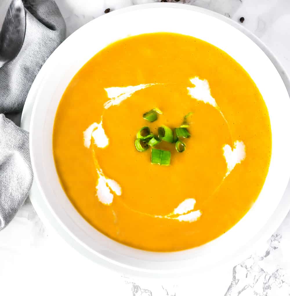 Jamaican Pumpkin Soup (Pureed)