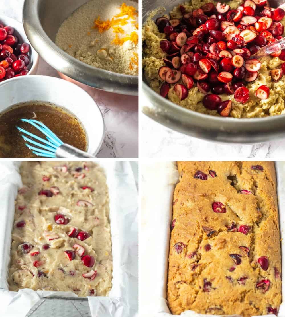 Easy Vegan Cranberry Orange Bread