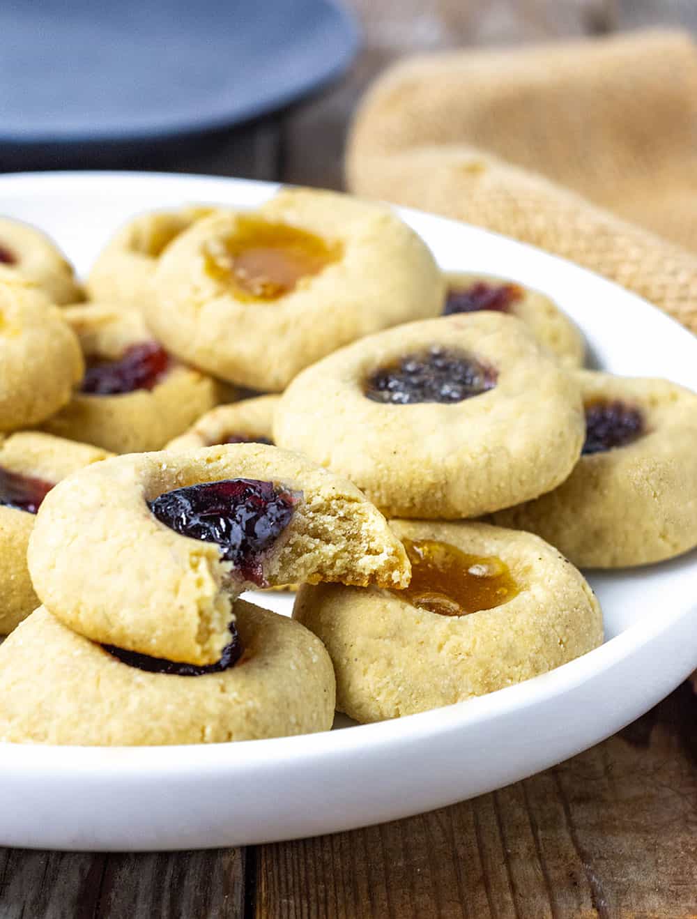 Vegan Thumbprint Cookies