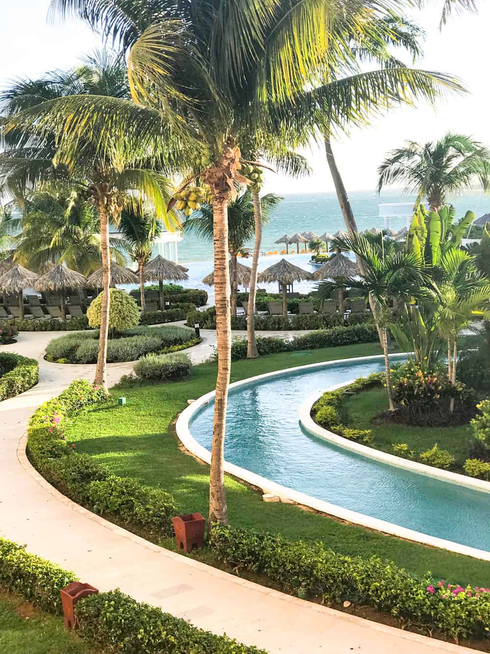Pina Colada Smoothie reminds me of Iberostar hotel in Jamaica with it lovely tropical view.