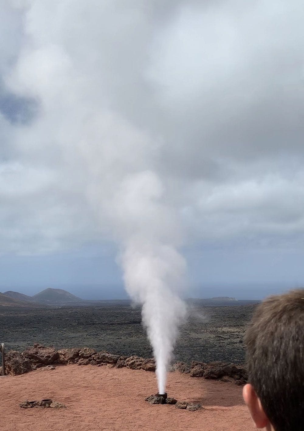 Géiser en Timanfaya
