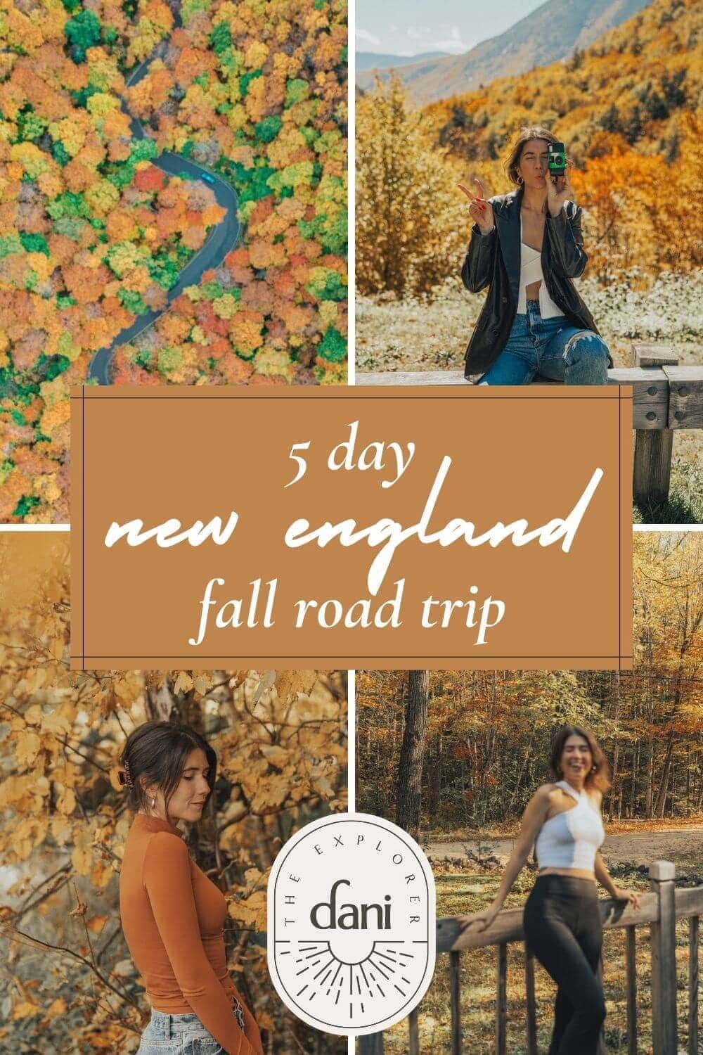 5 day new england fall road trip itinerary