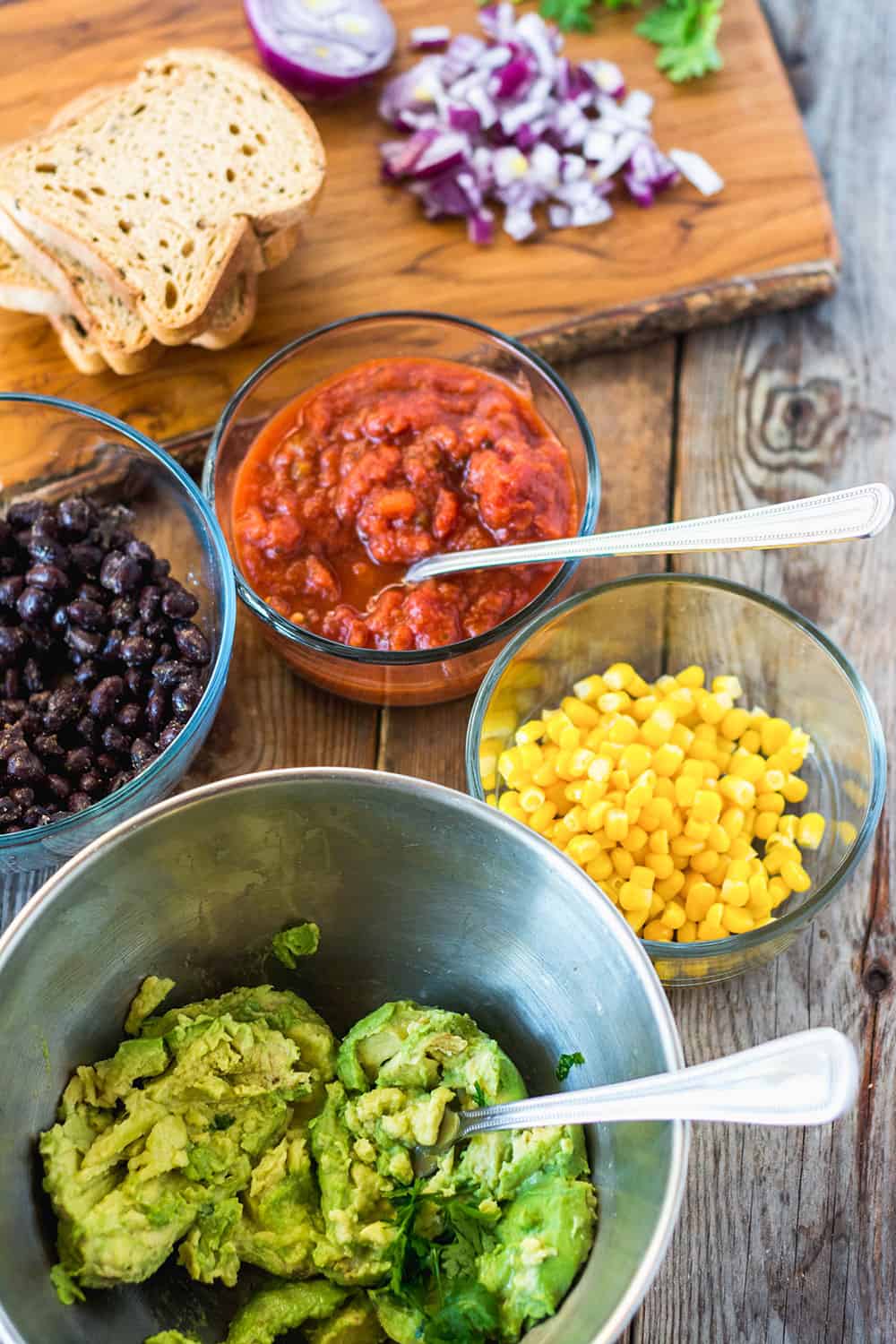 Southwestern Avocado Toast Toppings