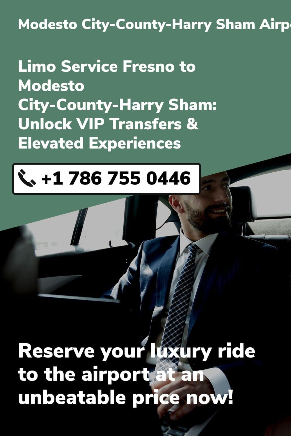 Modesto City-County-Harry Sham Airport Limo