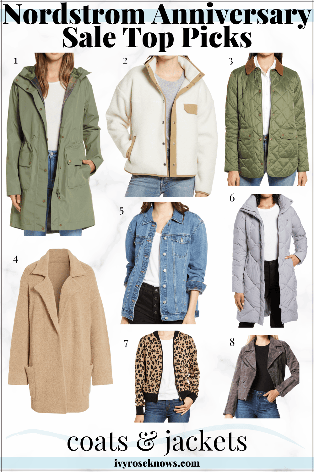 Nordstrom Anniversary Sale 2020 Picks Coats and Jackets