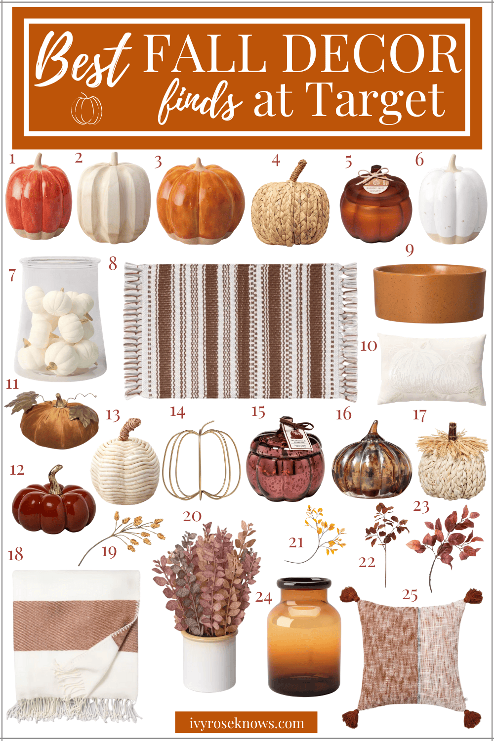 target fall decor finds