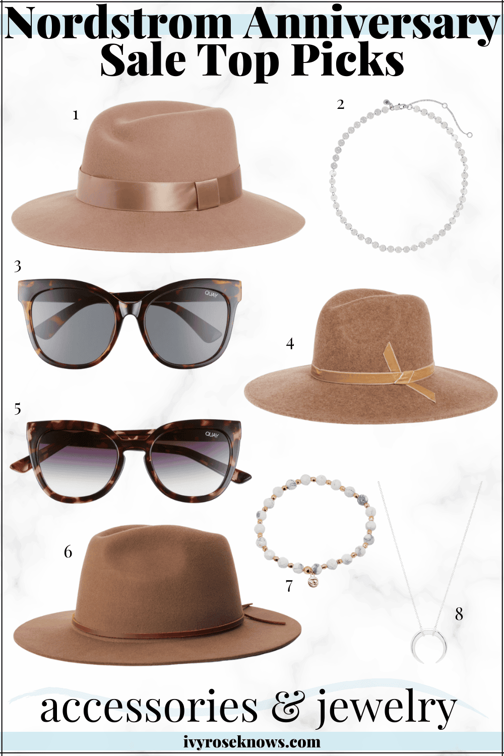 Nordstrom Anniversary Sale 2020 Picks Hats, Accessories, and Jewelry