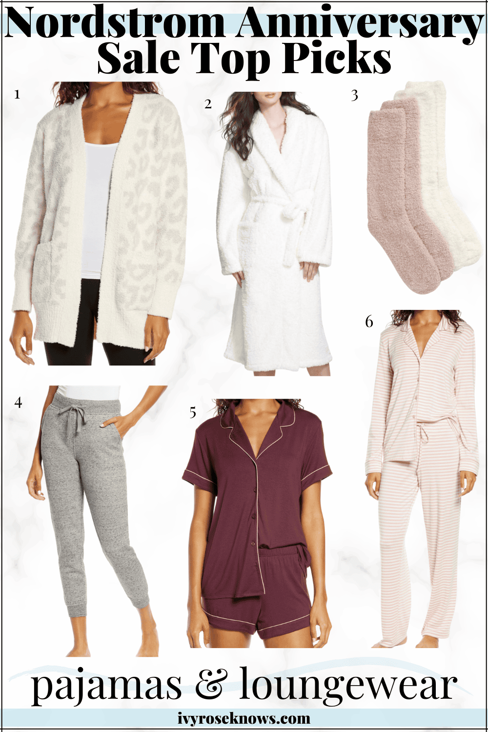 Nordstrom Anniversary Sale 2020 Picks Loungewear and Pajamas