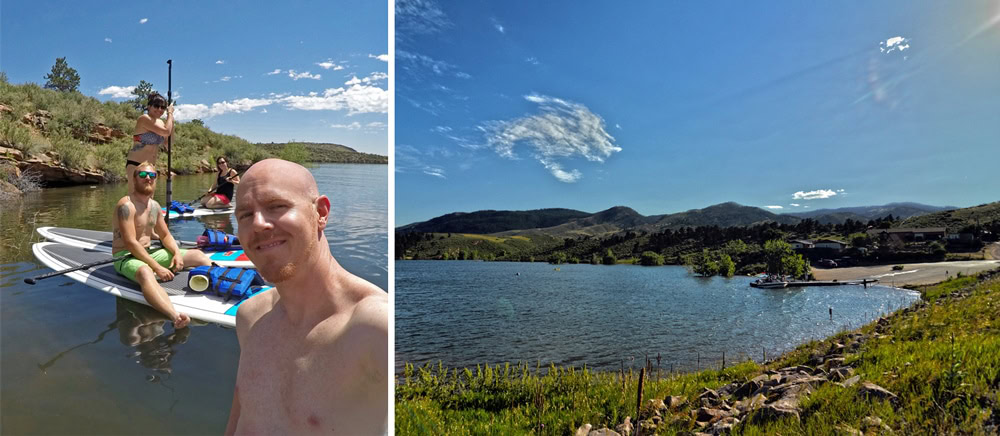 SUP Horsetooth Reservoir Ft.Collins