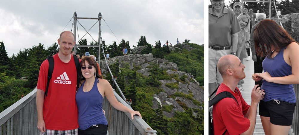 GrandfatherMountainBridgeEngagement