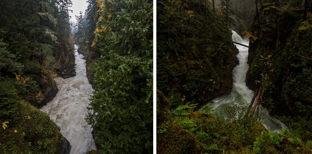 Waterfalls nears Parksville