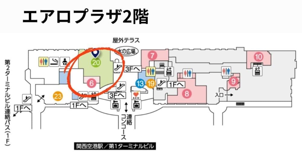 場所の案内図