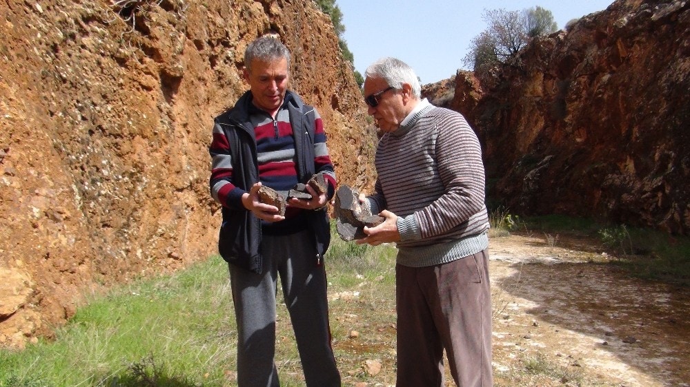 Yatağan’da 180 yıllık zımpara ocağı bulundu