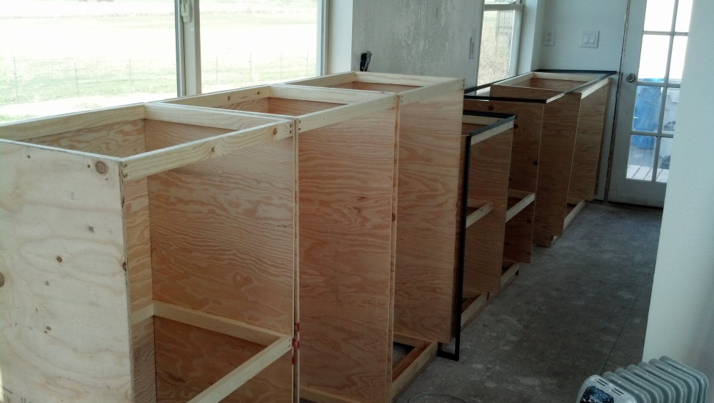 All the cabinet bases