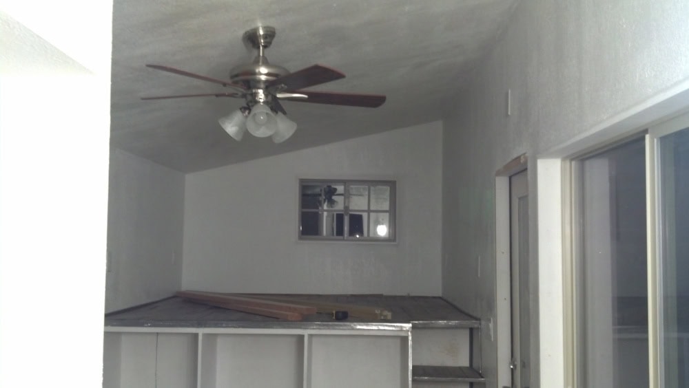 Ceiling fan in!