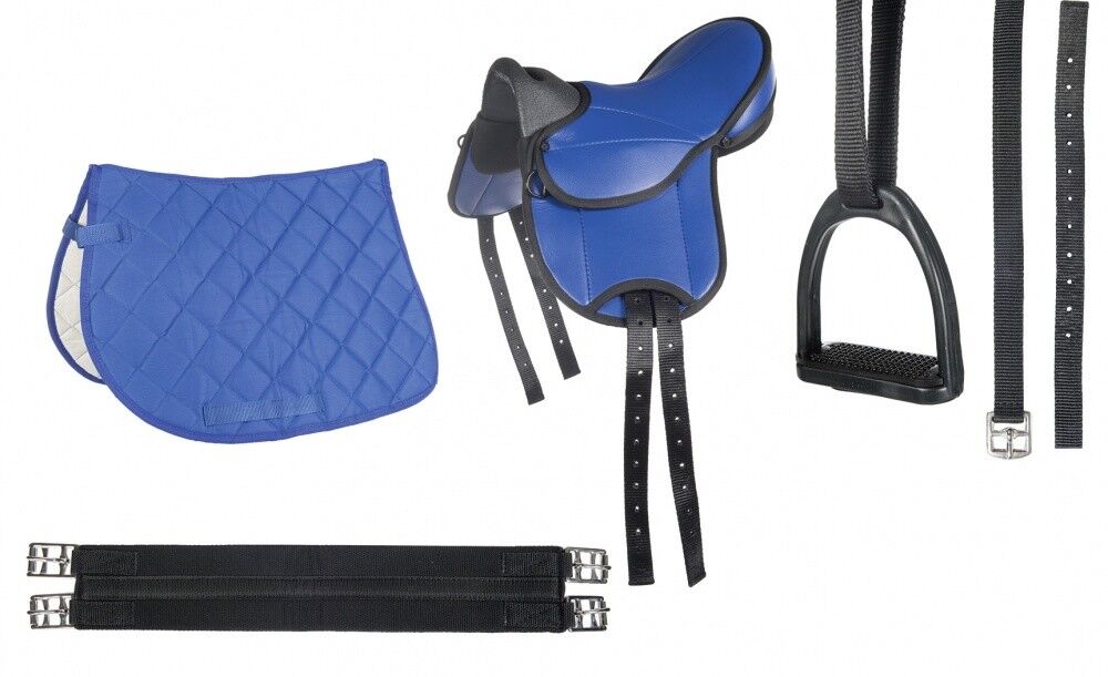 SEDLO PONY KOMPLET BEGINNER plavo