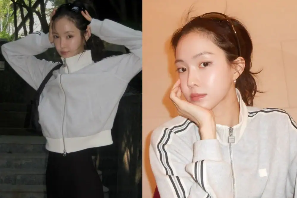 Son Na Eun bare face