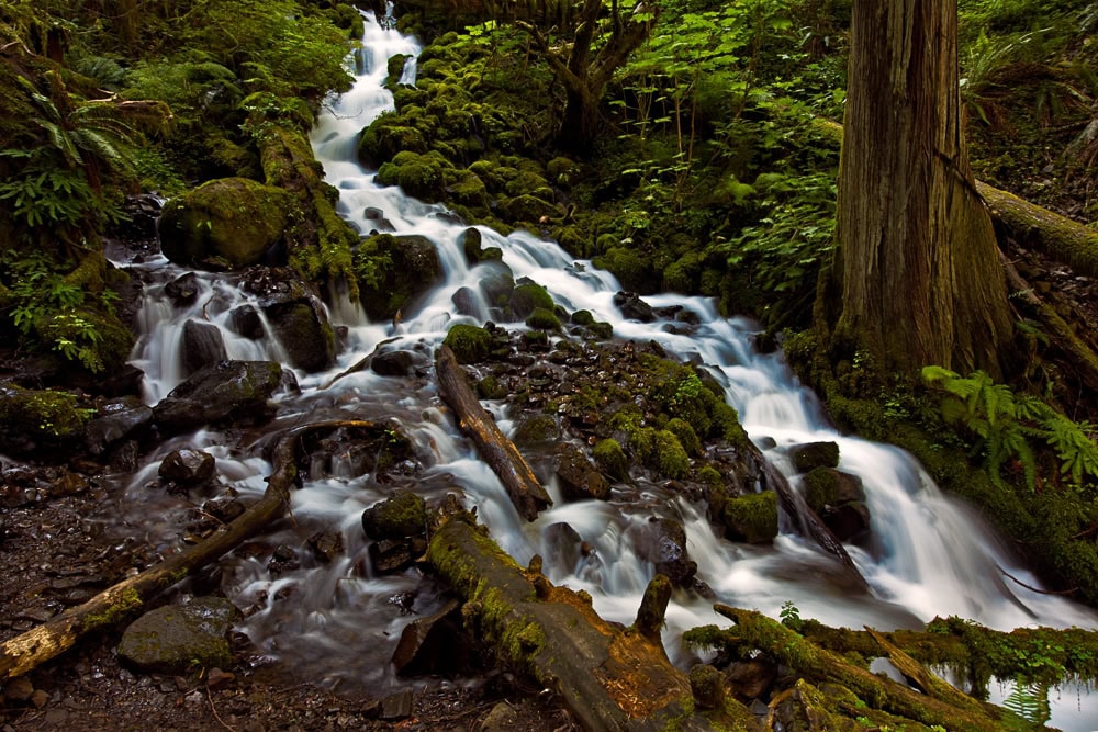 Waterfall you will need to cross on your trail