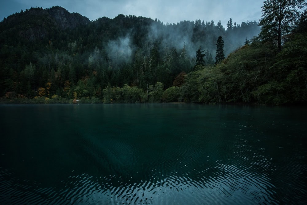 Lake Crescent in Olympic National Park, Washington