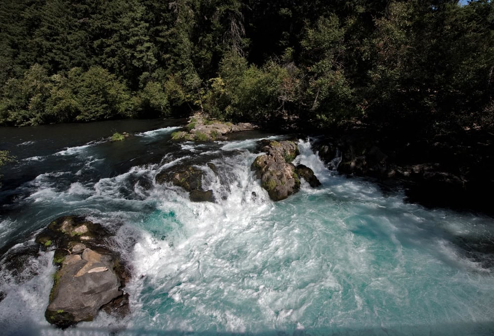 husum falls on the While Salmon River 