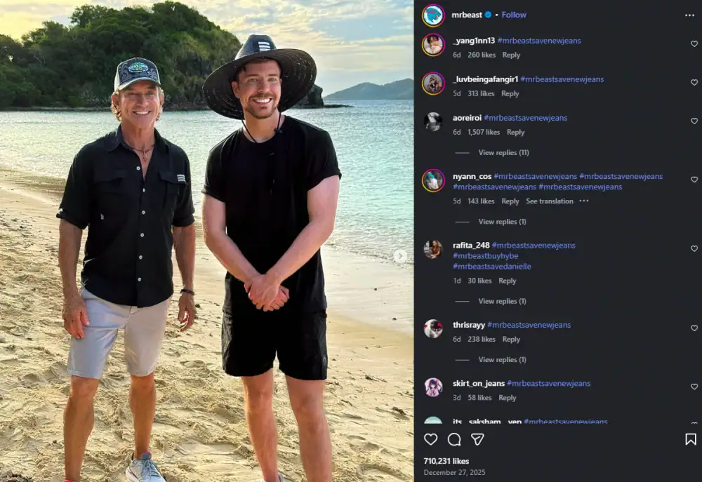 MrBeast save newjeans