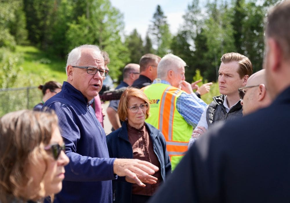 Tim Walz Kamala Harris climate Corporate Knights