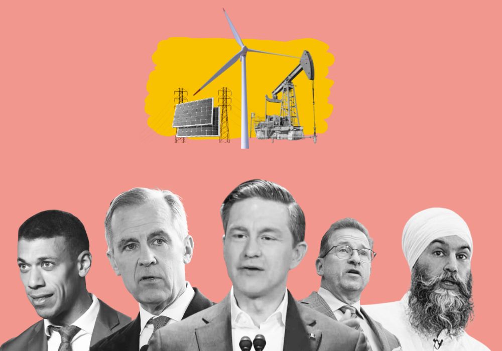 The leaders of Canada's political parties