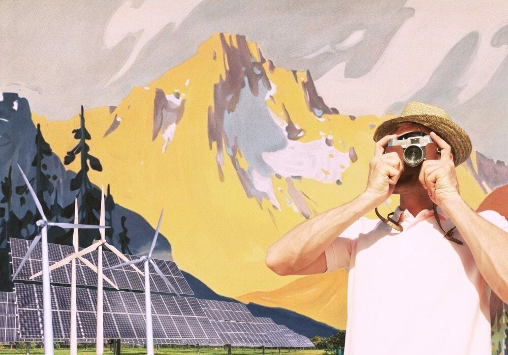 Image depicting an "ESG tourist"