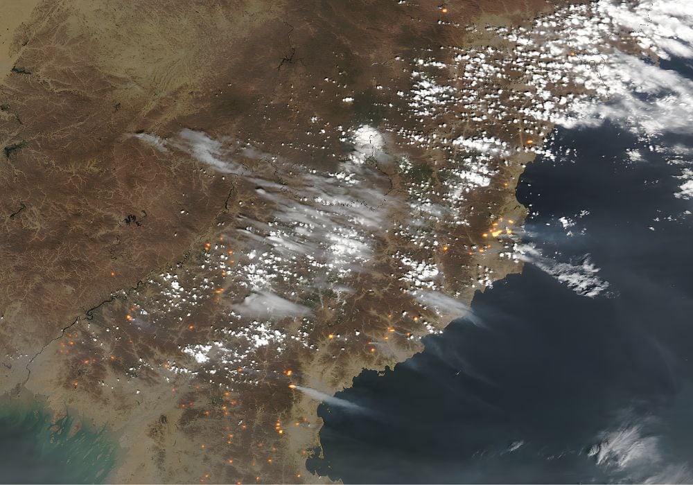 South Korea fires