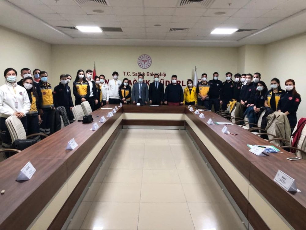 Yeni atanan 112 personeli eğitimden geçti