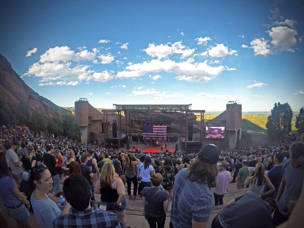 Red Rocks Amphitheater Movie night