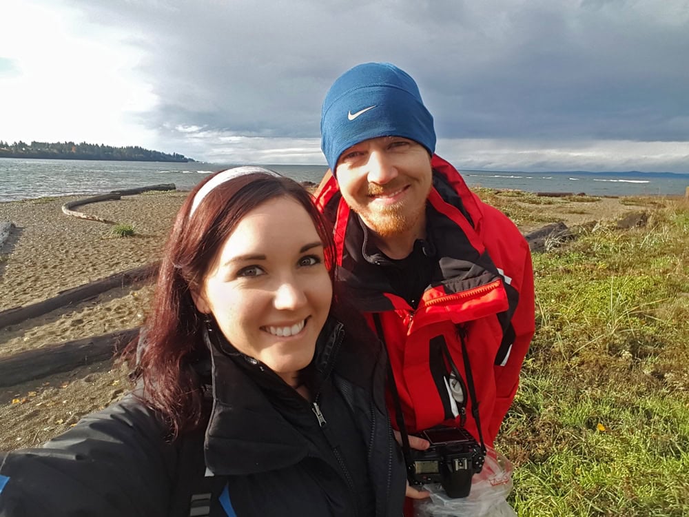 Exploring the beaches of Parksville