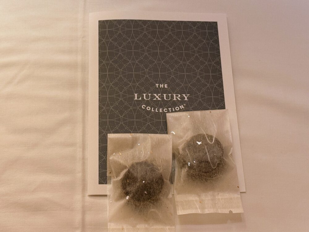 ターンダウンサービスのお菓子