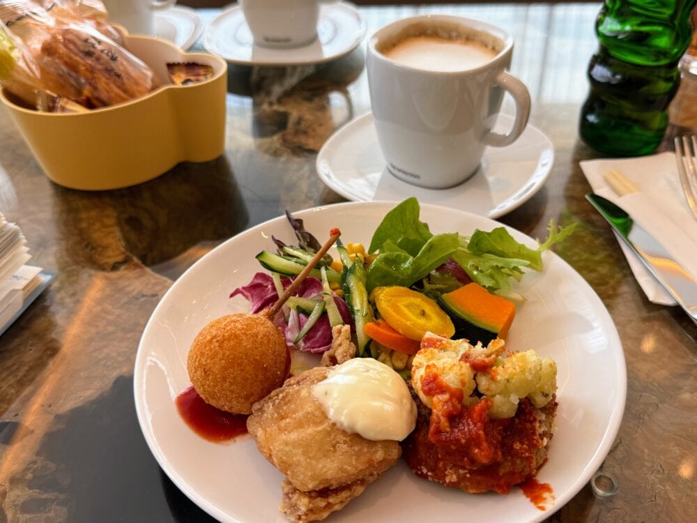 盛り付けた料理