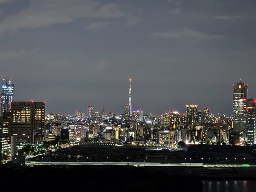 スカイツリーの夜景