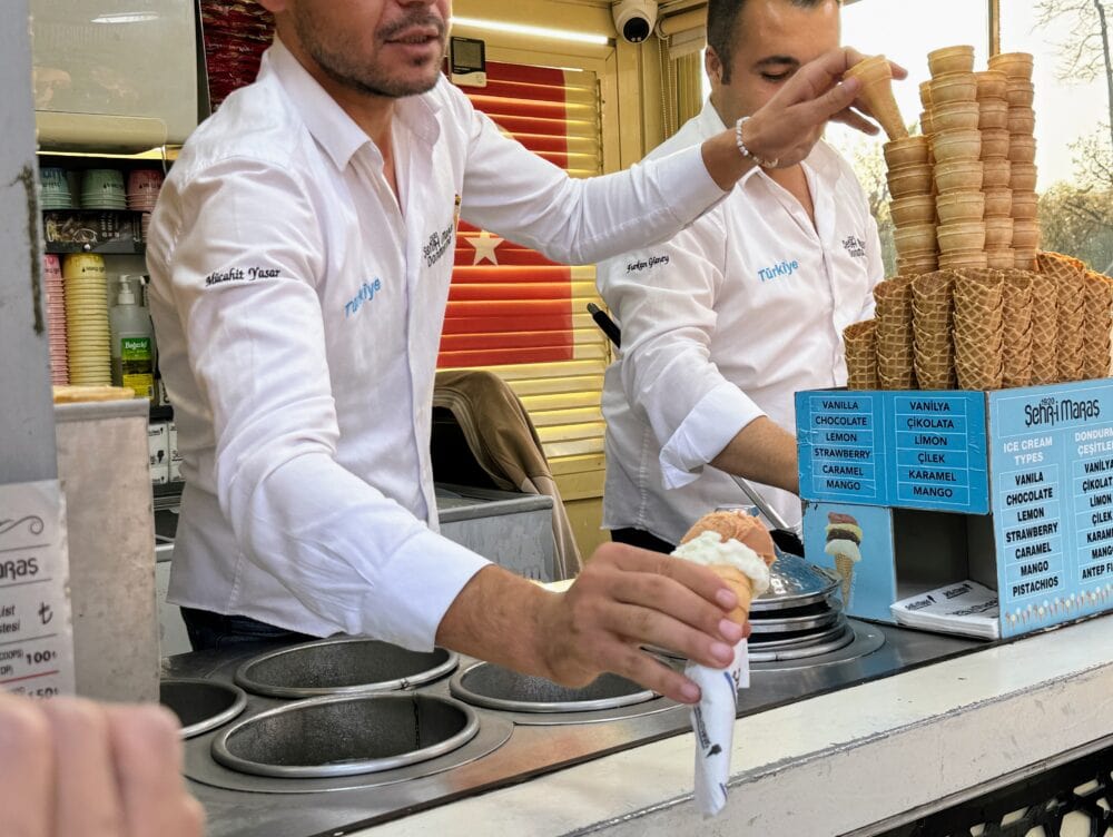 トルコアイス屋台